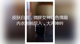 皮肤白皙，微胖女神红色情趣内衣啪啪后入，大声呻吟