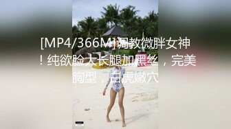 [MP4/366M]调教微胖女神！纯欲脸大长腿加黑丝，完美胸型，白虎嫩穴