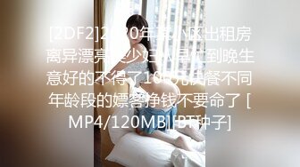 [2DF2]2020年某小区出租房离异漂亮美少妇从早忙到晚生意好的不得了100元快餐不同年龄段的嫖客挣钱不要命了 [MP4/120MB][BT种子]