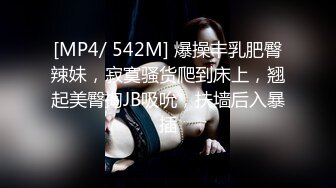 [MP4/ 542M] 爆操丰乳肥臀辣妹，寂寞骚货爬到床上，翘起美臀掏JB吸吮，扶墙后入暴插