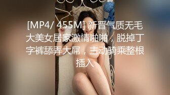 [MP4/ 455M] 新晋气质无毛大美女居家激情啪啪，脱掉丁字裤舔弄大屌，主动骑乘整根插入