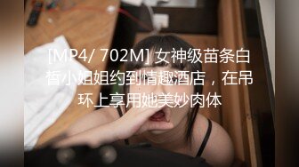 [MP4/ 702M] 女神级苗条白皙小姐姐约到情趣酒店，在吊环上享用她美妙肉体