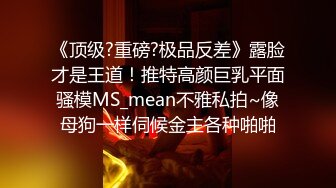 《顶级?重磅?极品反差》露脸才是王道！推特高颜巨乳平面骚模MS_mean不雅私拍~像母狗一样伺候金主各种啪啪