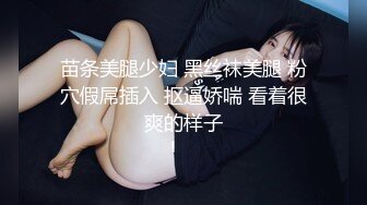 苗条美腿少妇 黑丝袜美腿 粉穴假屌插入 抠逼娇喘 看着很爽的样子