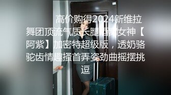 ⚫️⚫️高价购得2024新维拉舞团顶流气质长腿酒窝女神【阿紫】加密特超级版，透奶骆驼齿情趣搔首弄姿劲曲摇摆挑逗