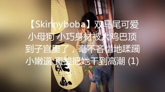 【Skinnyboba】双马尾可爱小母狗 小巧身材被大鸡巴顶到子宫里了，毫不吝惜地蹂躏小嫩逼 直接把她干到高潮 (1)